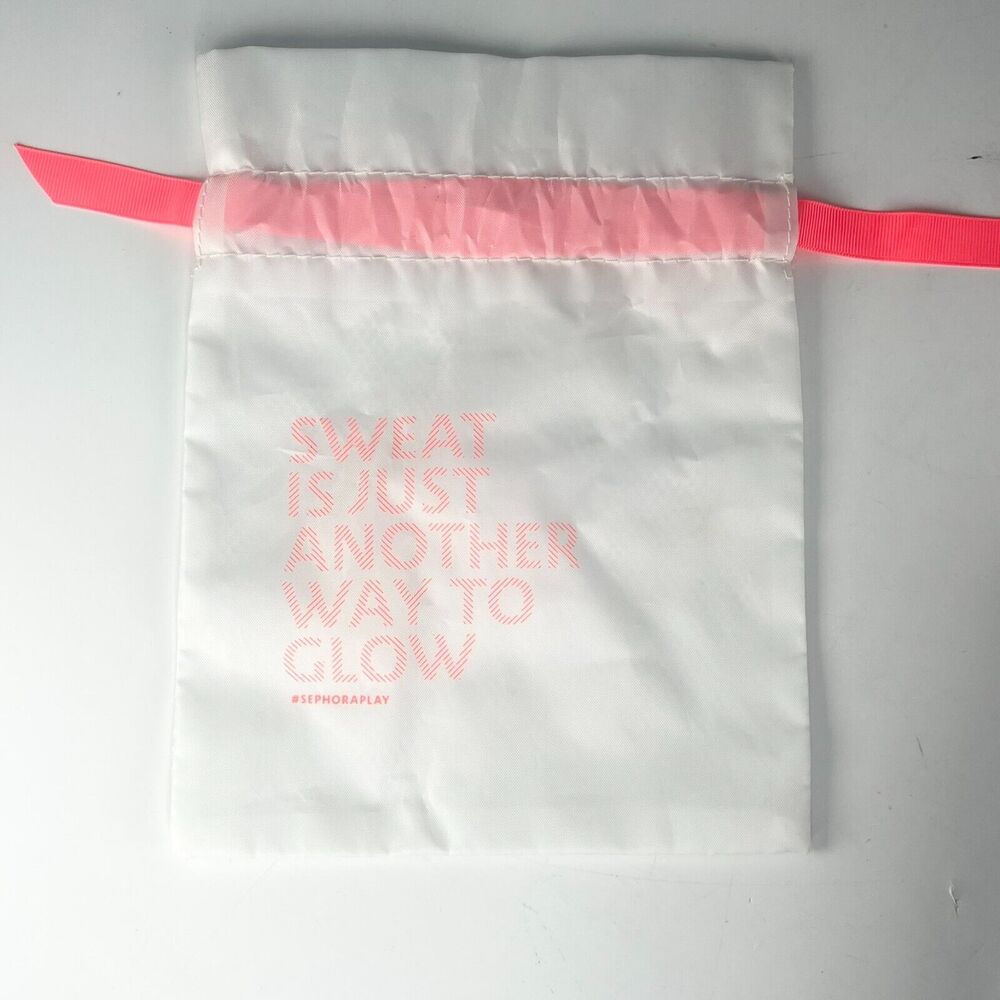 Sephora Sweat is Just Another Way to Glow Wet MakeUp Delicates Travel Bag New